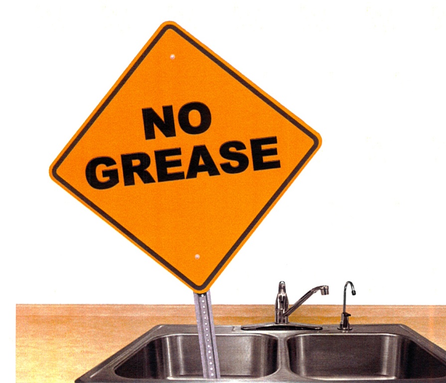 No Grease Sign - large doc